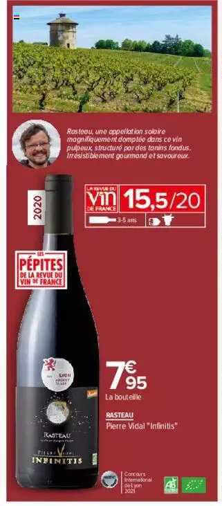 Rasteau Pierre Vidal "infantis"