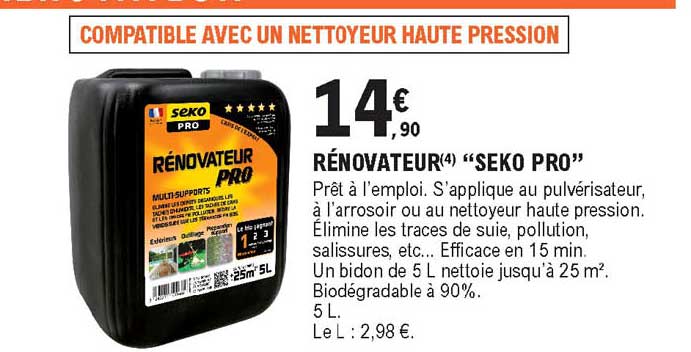 rénovateur "seko pro"