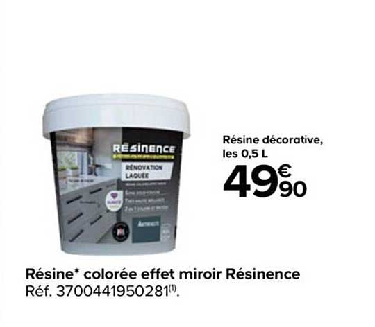 résine décorative les 0.5l résinence