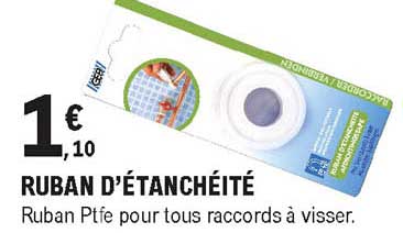 ruban d'étanchéité