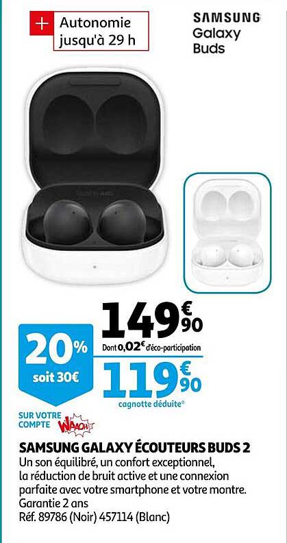 samsung galaxy écouteurs buds 2