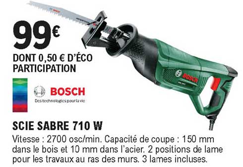 scie sabre 710 w bosch