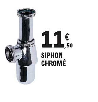 Siphon Chromé