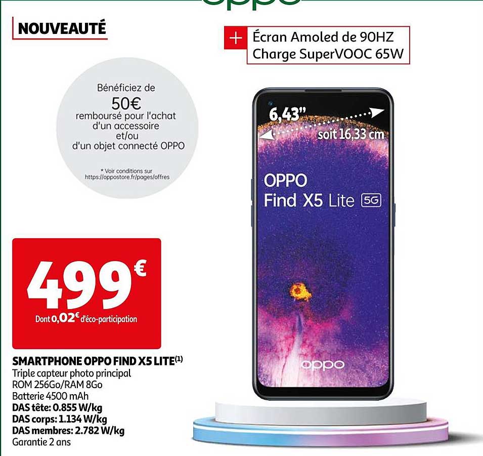 smartphone oppo find x5 lite