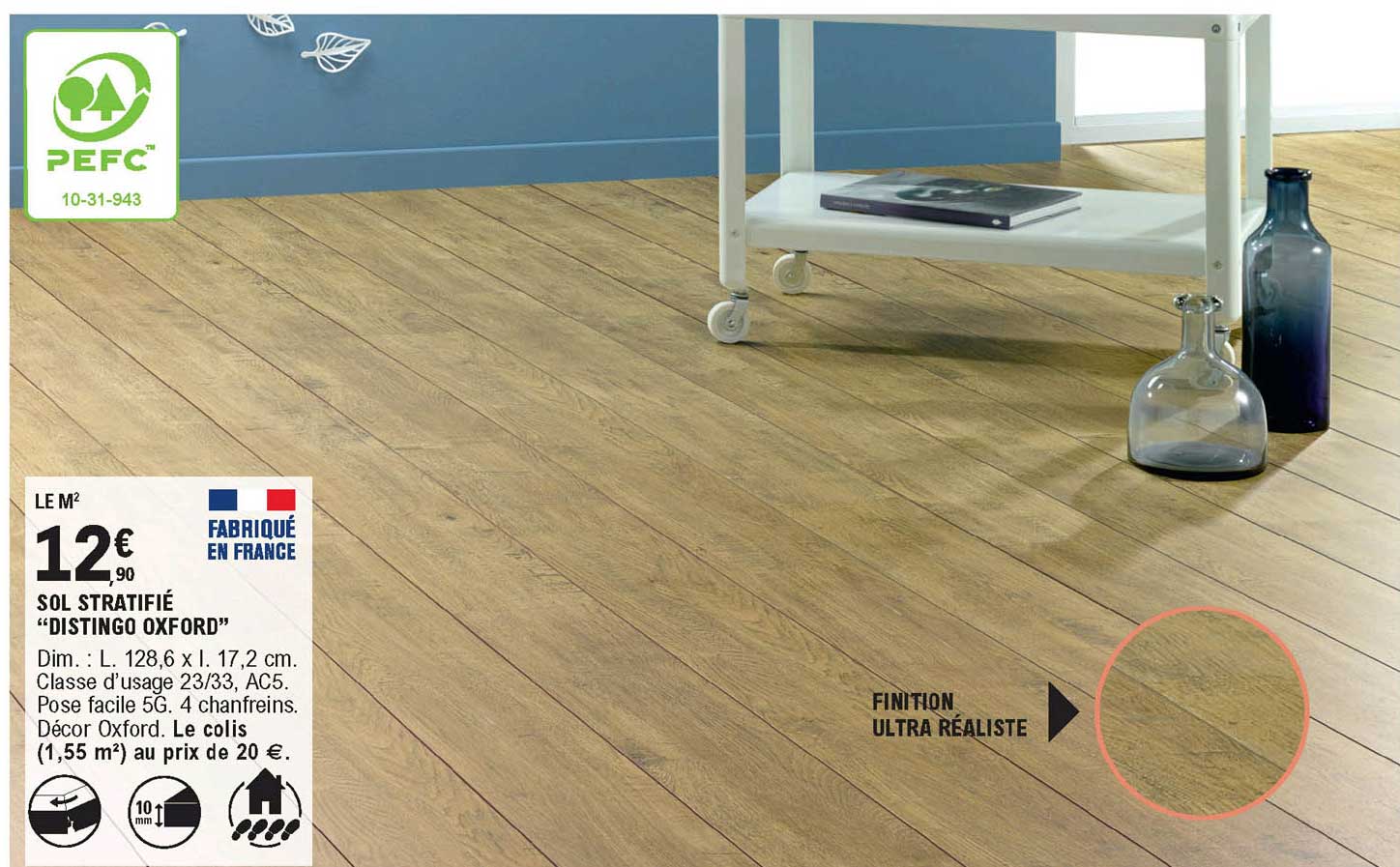 sol stratifié "distingo oxford"