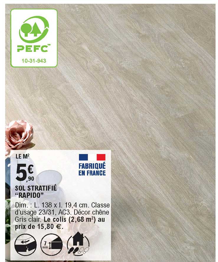 sol stratifié "rapido"