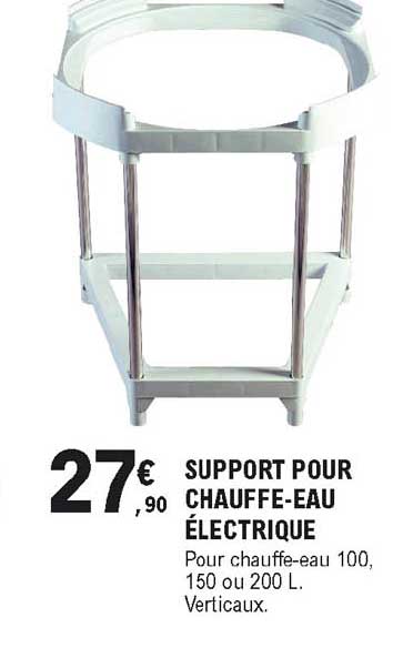 support pour chauffe-eau électrique