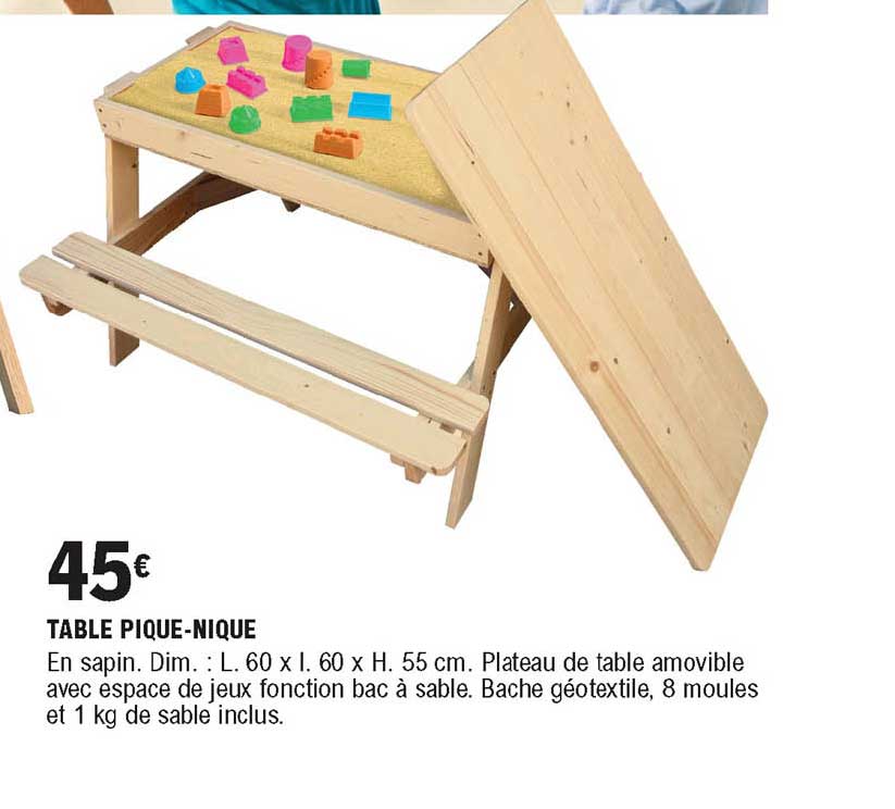 table pique-nique