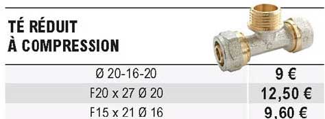 té réduit à compression