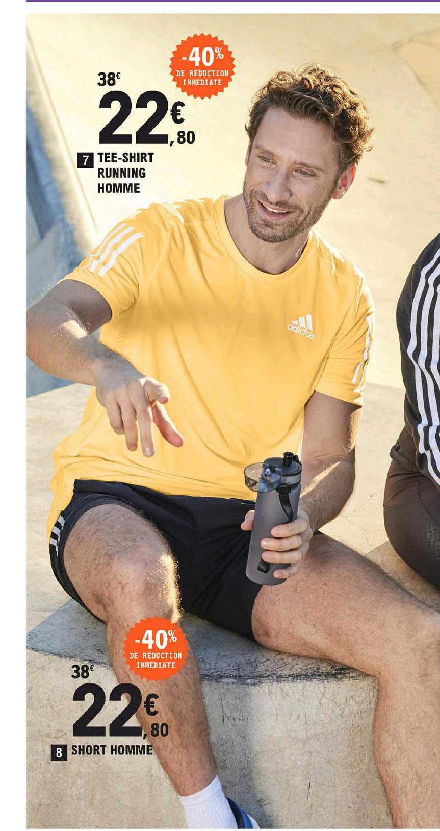 tee-shirt running ou short homme