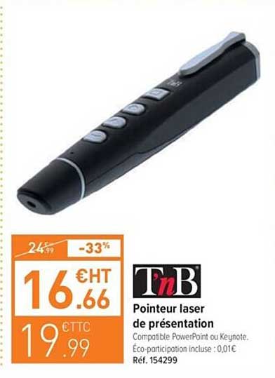 tnb pointeur laser de présentation