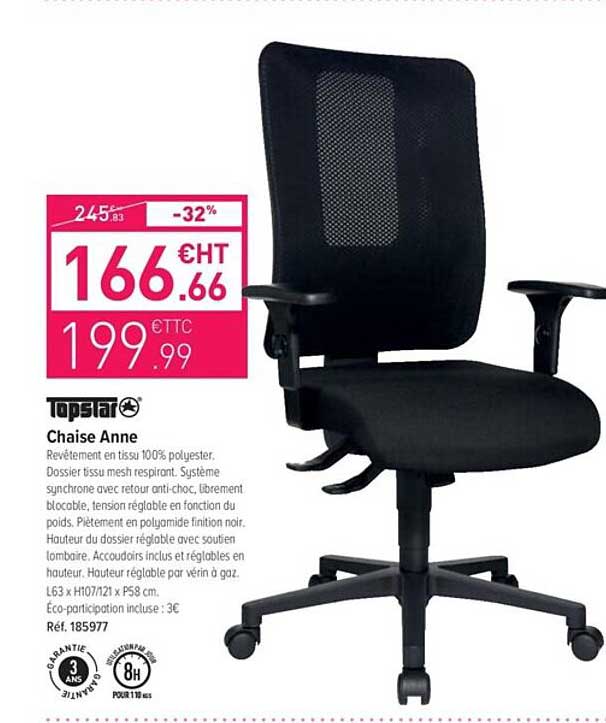 topstar chaise anne