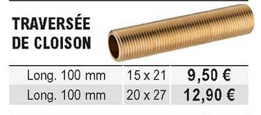 traversée de cloison