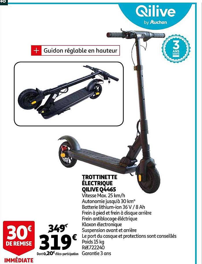 Trotinette électrique Qilive Q4465