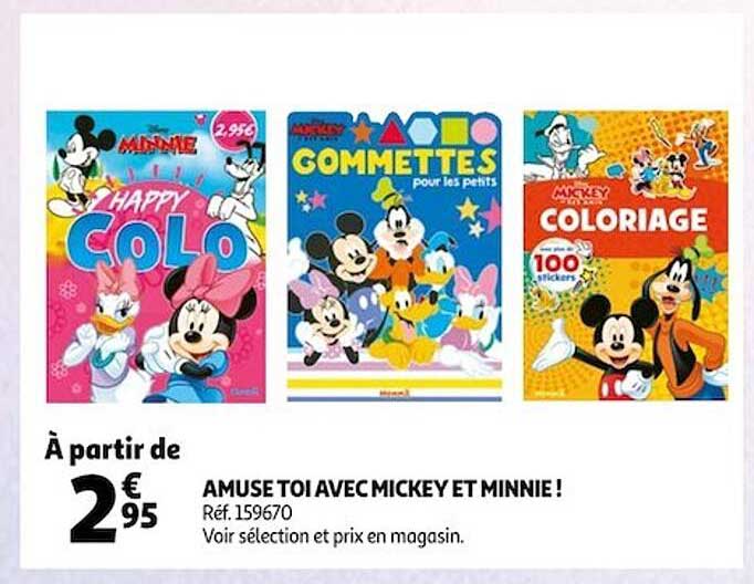 amuse toi avec mickey et minnie !
