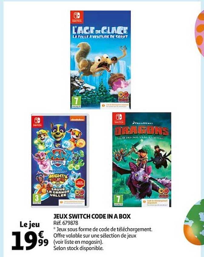 Jeux Switch Code In A Box