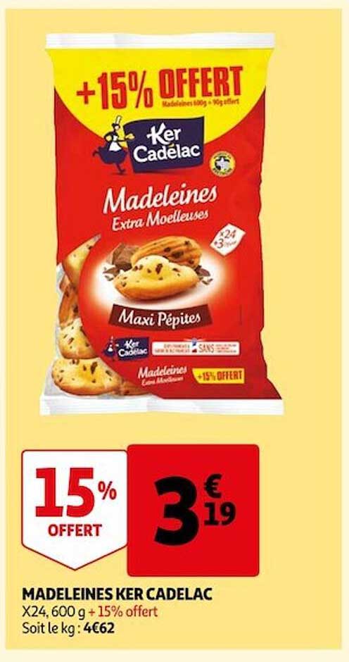 madeleines ker cadelac