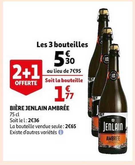Bière Jenlain Ambrée