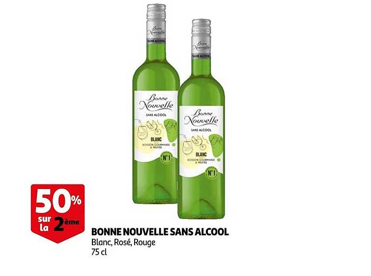 bonne nouvelle sans alcool