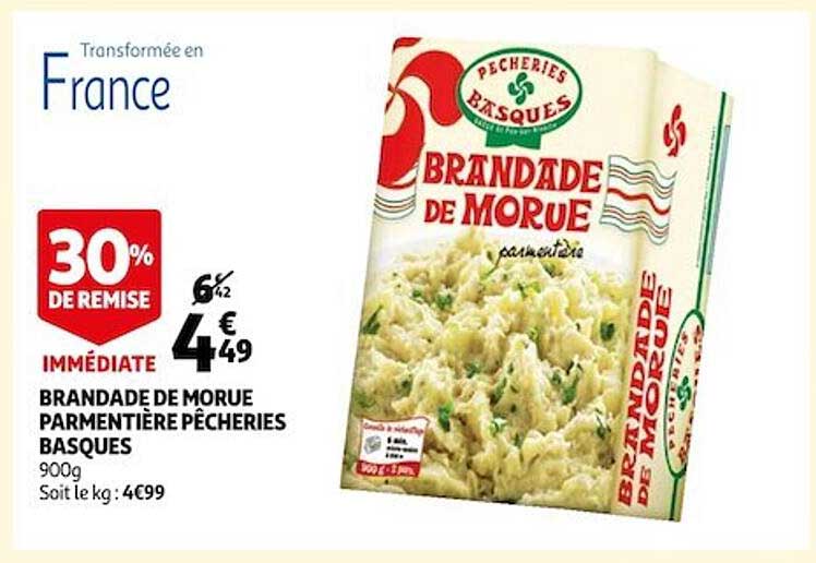 brandade de morue parmentière pêcheries basques