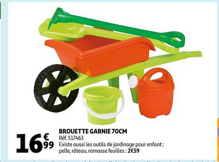 Brouette Garnie 70 Cm