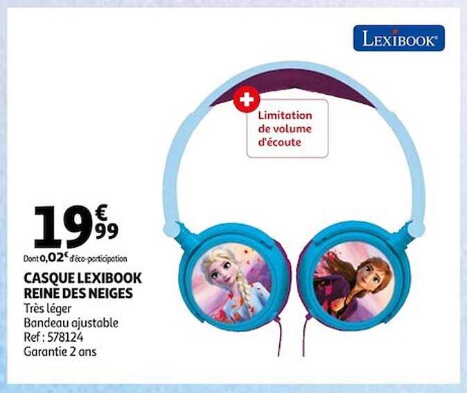 casque lexibook reine des neiges