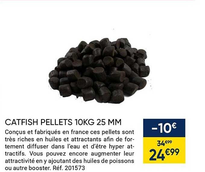 catfish pellets 10kg 25mm