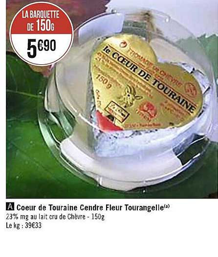 coeur de touraine cendre fleu tourangelle