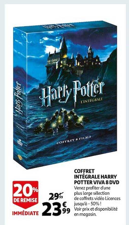 coffret intégrale harry potter viva 8 dvd