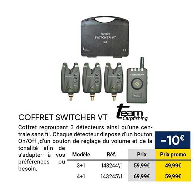 coffret switcher vt team carpfishing