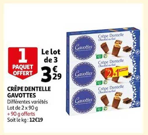 Crêpes Dentelle Gavottes