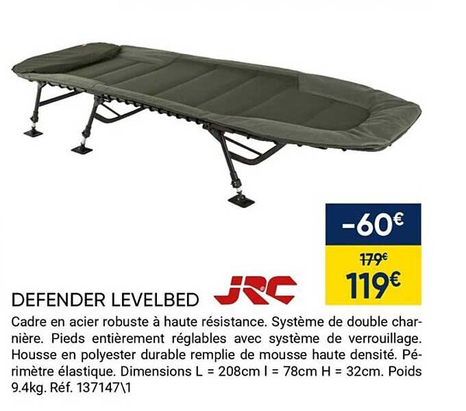defender levelbed