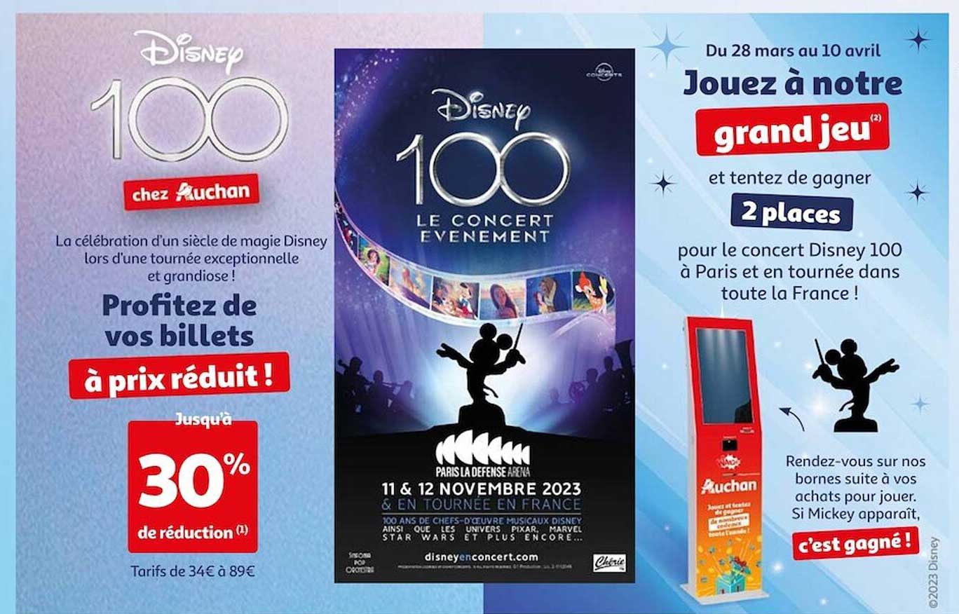 disney 100 le concert évènement
