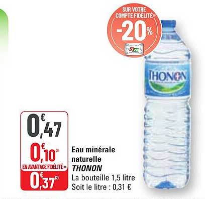 Eau Minérale Naturelle Thonon