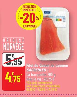 Filet De Queue De Saumon Sacrebleu !