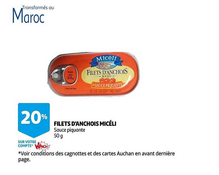 Filets D'anchois Micéli