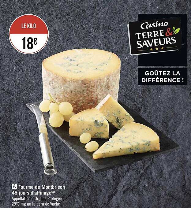 fourme de montbrison 45 jours d'affinage