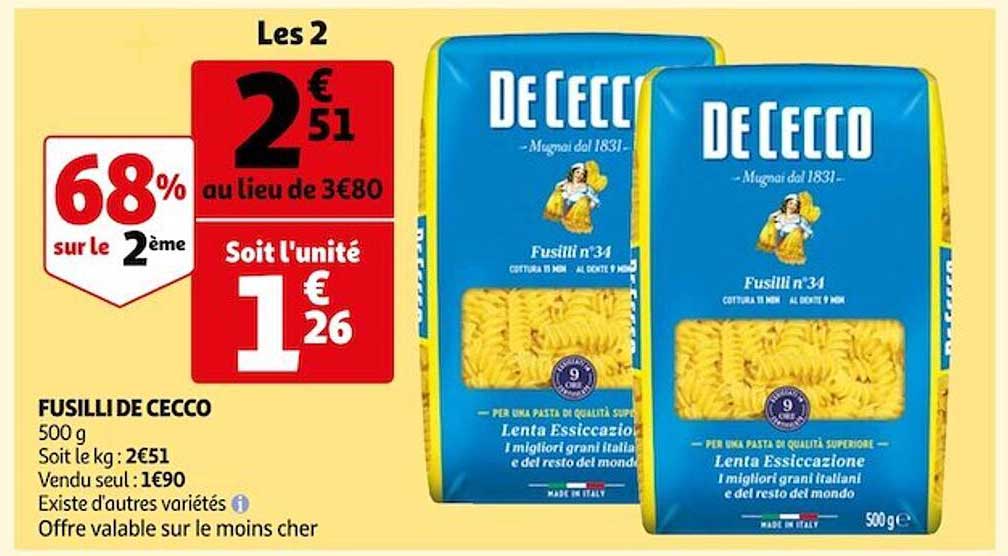 fusilli de cecco