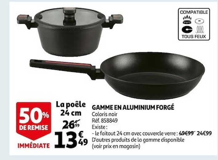 gamme en aluminium forgé