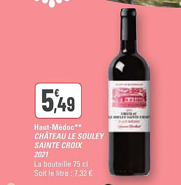 haut-médoc château le souley sainte croix 2021