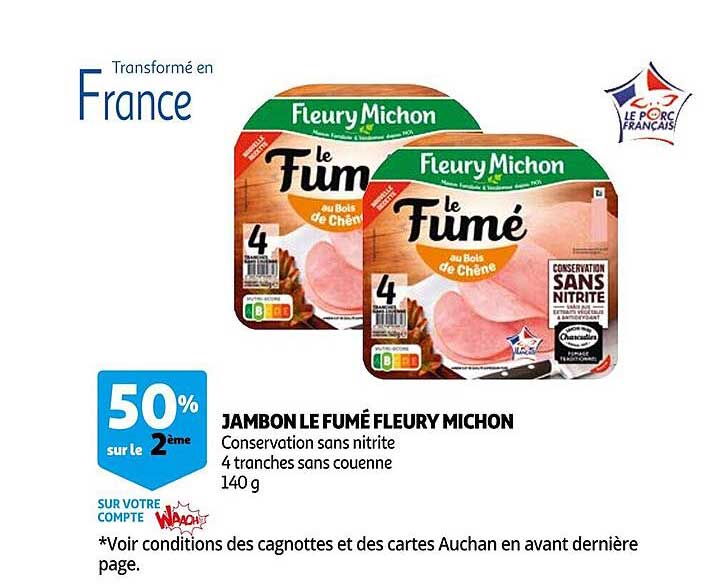 jambon le fumé fleury michon