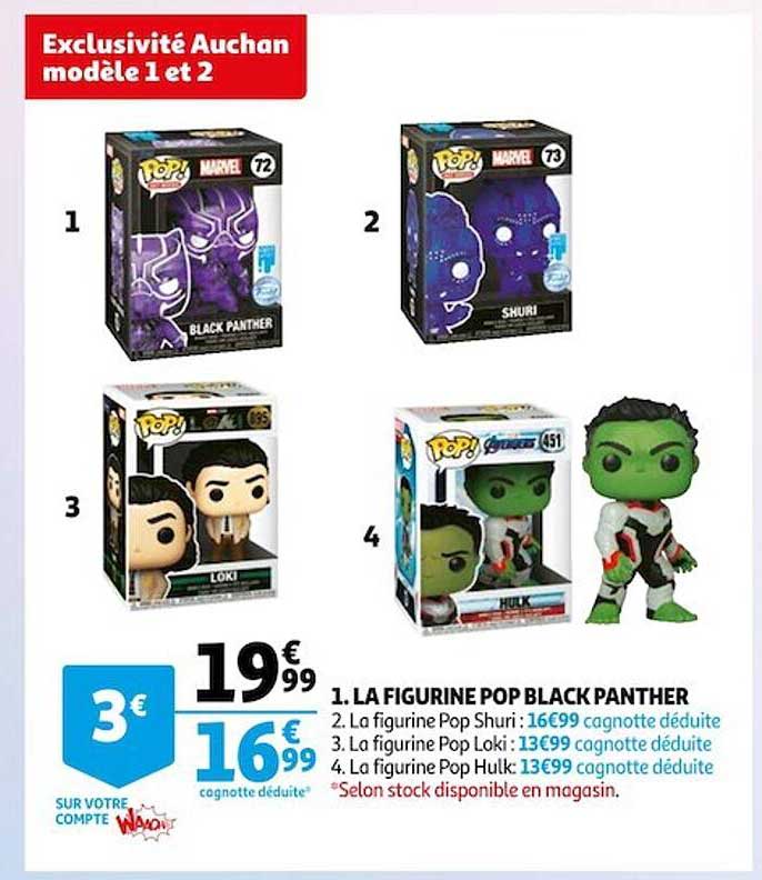 la figurine pop black panther