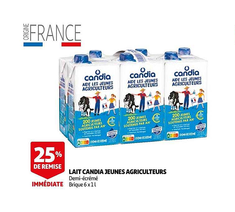 lait candia jeunes agriculteurs