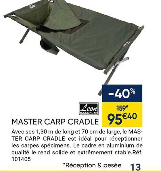 leon hoogendijk master carp cradle