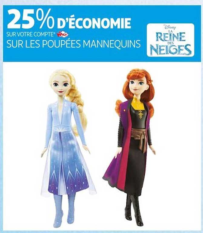 les poupées mannequins la reine des neiges