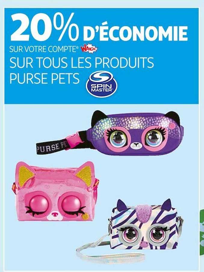 les produits purse pets spin master