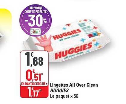 lingettes all over clean huggies