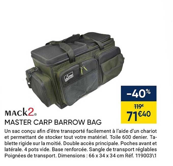 mack2 master carp barrow bag