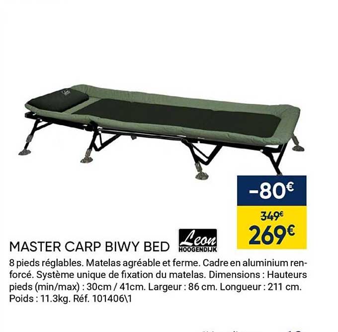 master carp biwy bed leon hoogendijk