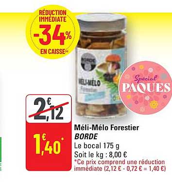 méli-mélo forestier borde